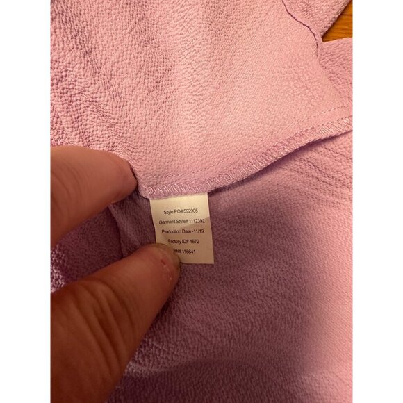 Beauticurve by Lane Bryant Long Sleeve Peplum Waist Crepe Blouse Size 20 - Picture 9 of 9